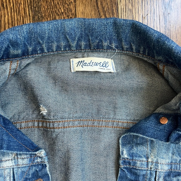 Madewell Jean Jacket in Ellery Wash - Picture 4 of 12